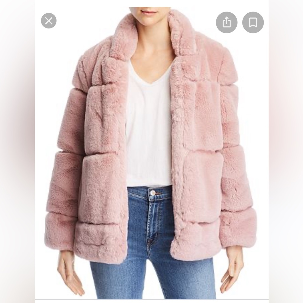 NWOT Apparis Sarah Faux Fur Coat